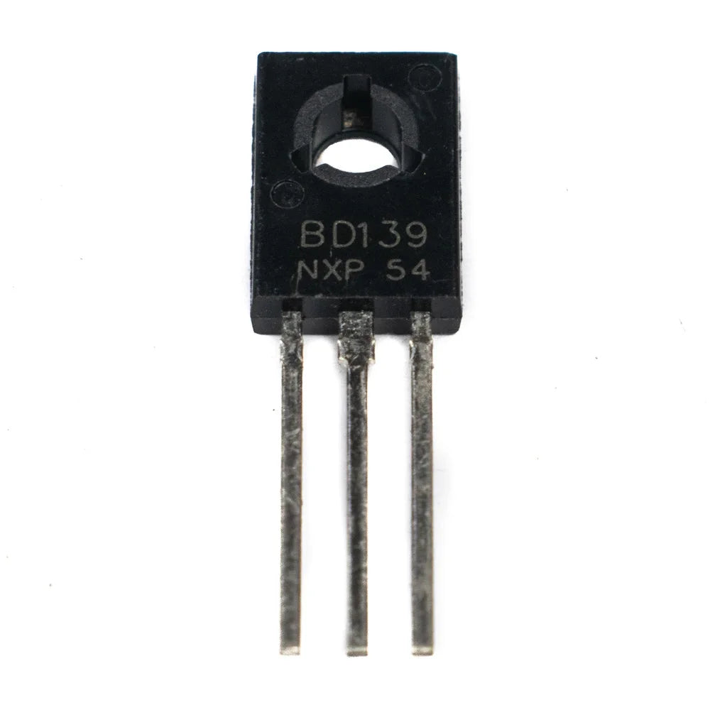 BD139 NPN Bipolar Medium Power Transistor (BJT) 80V 1.5A TO-126 Package
