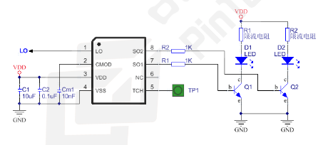 PT2023S8 SOP-8 Touch Sensor IC