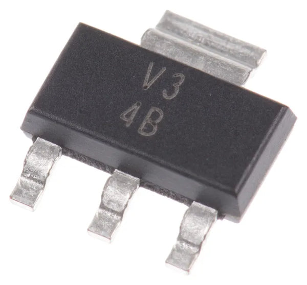 TLV1117-33CDCY Fixed LDO Voltage Regulator 3.3V Output, SOT-223 Package (Pack of 500)