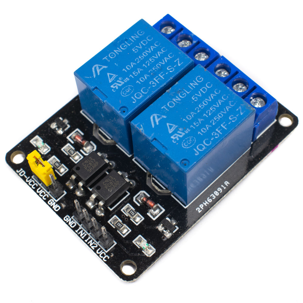 2 Channel 5V 10A Relay Module with optocoupler