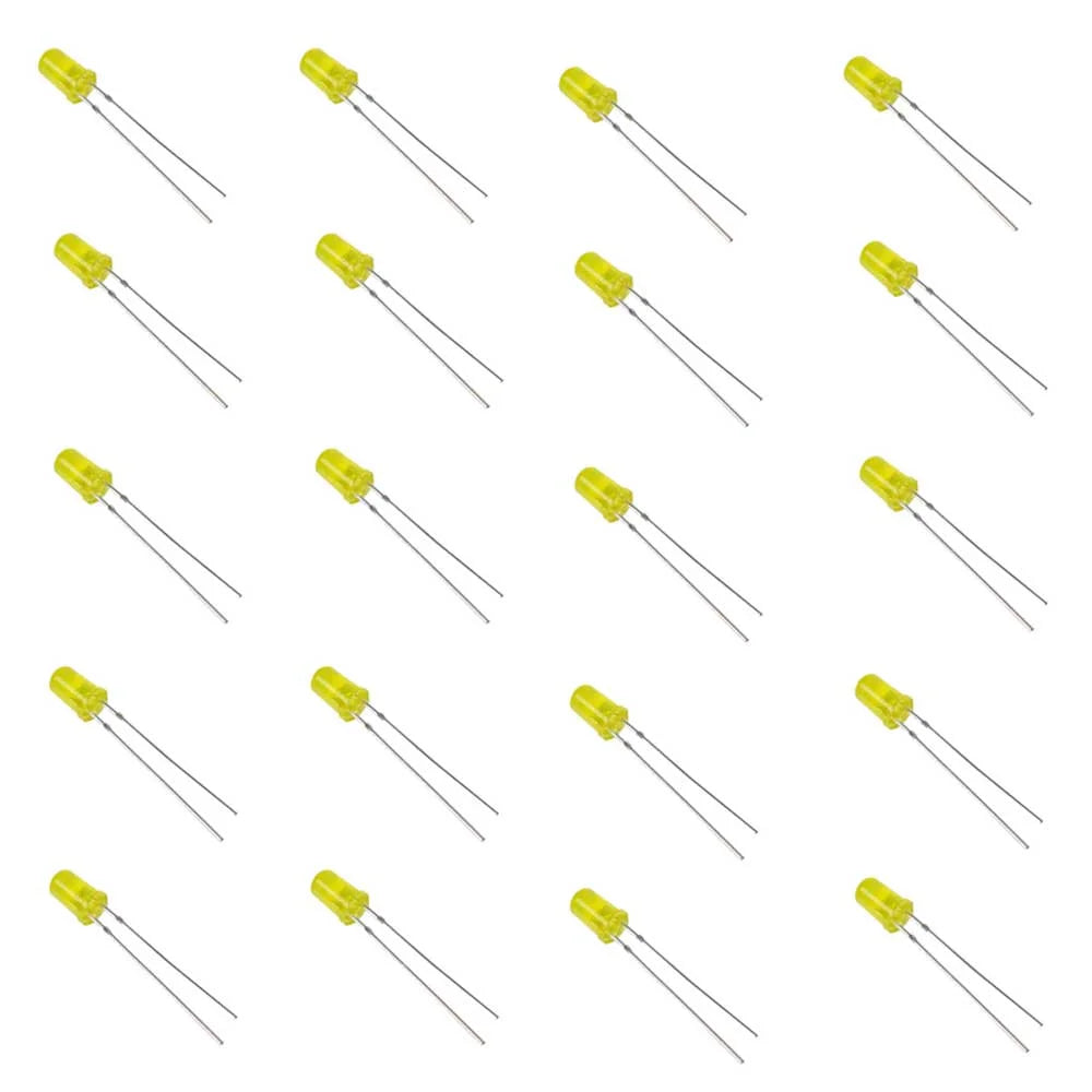 5mm Yellow LED(300-400mcd)