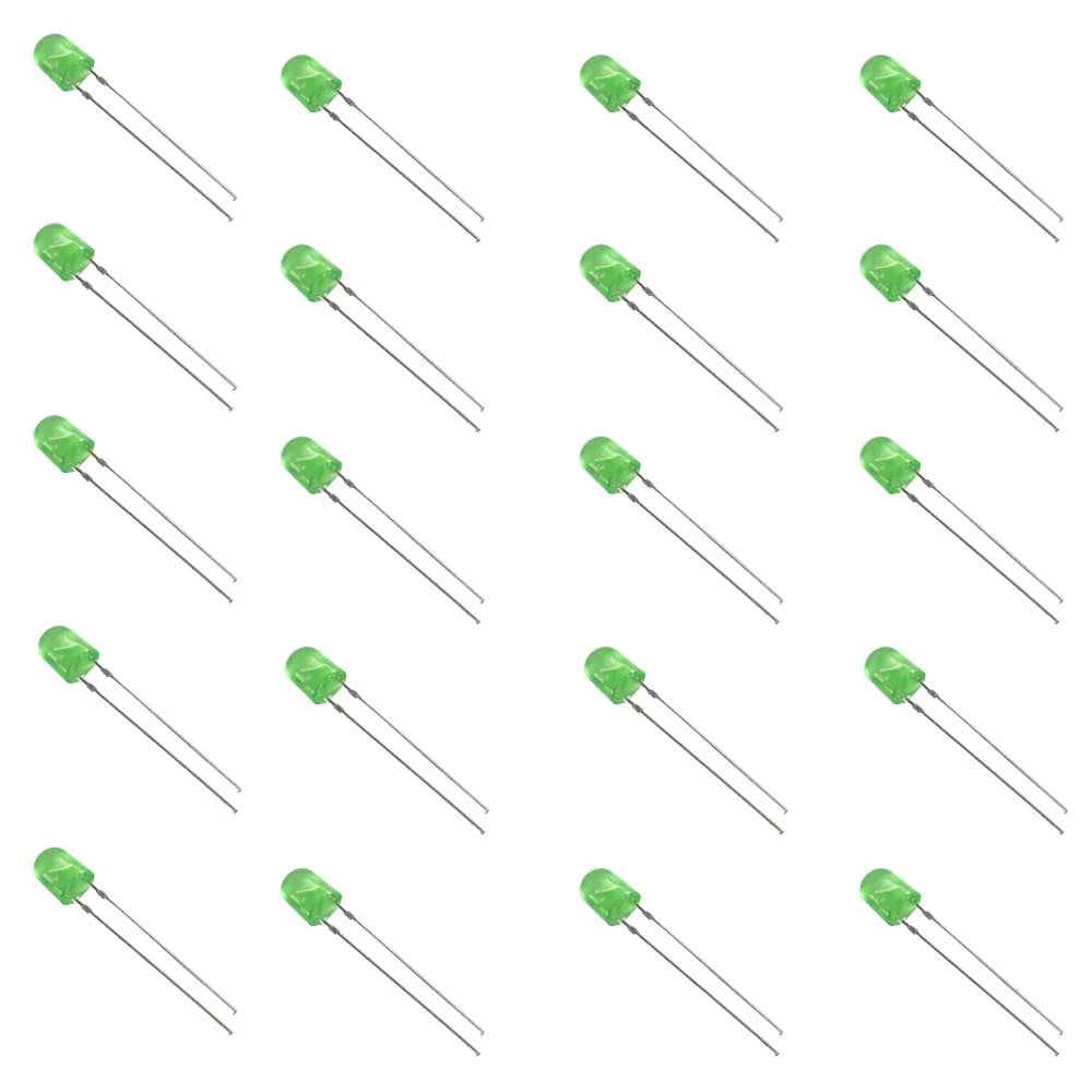 546 Oval Green LED(400-600mcd)