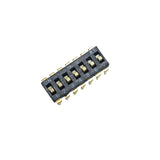 7-Pin DIP Switch 2.54mm Black