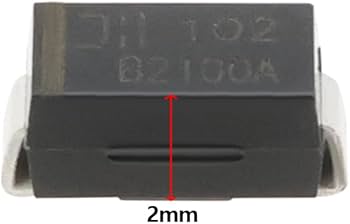 B2100A-13-F Schottky Diode (Pack of 5)