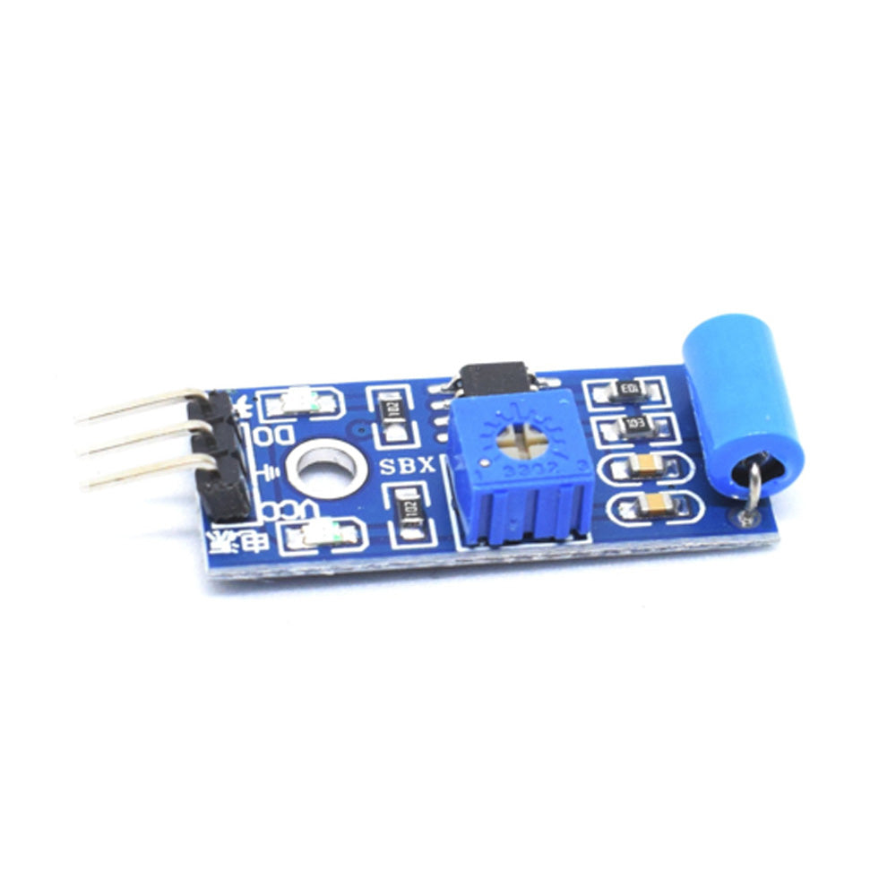 10 Stuks SW-420 Vibratiesensor Module – NC-Type, Compatibel Met Arduino, 3,3-5V, Met LM393 Comparator (32x14 Mm)