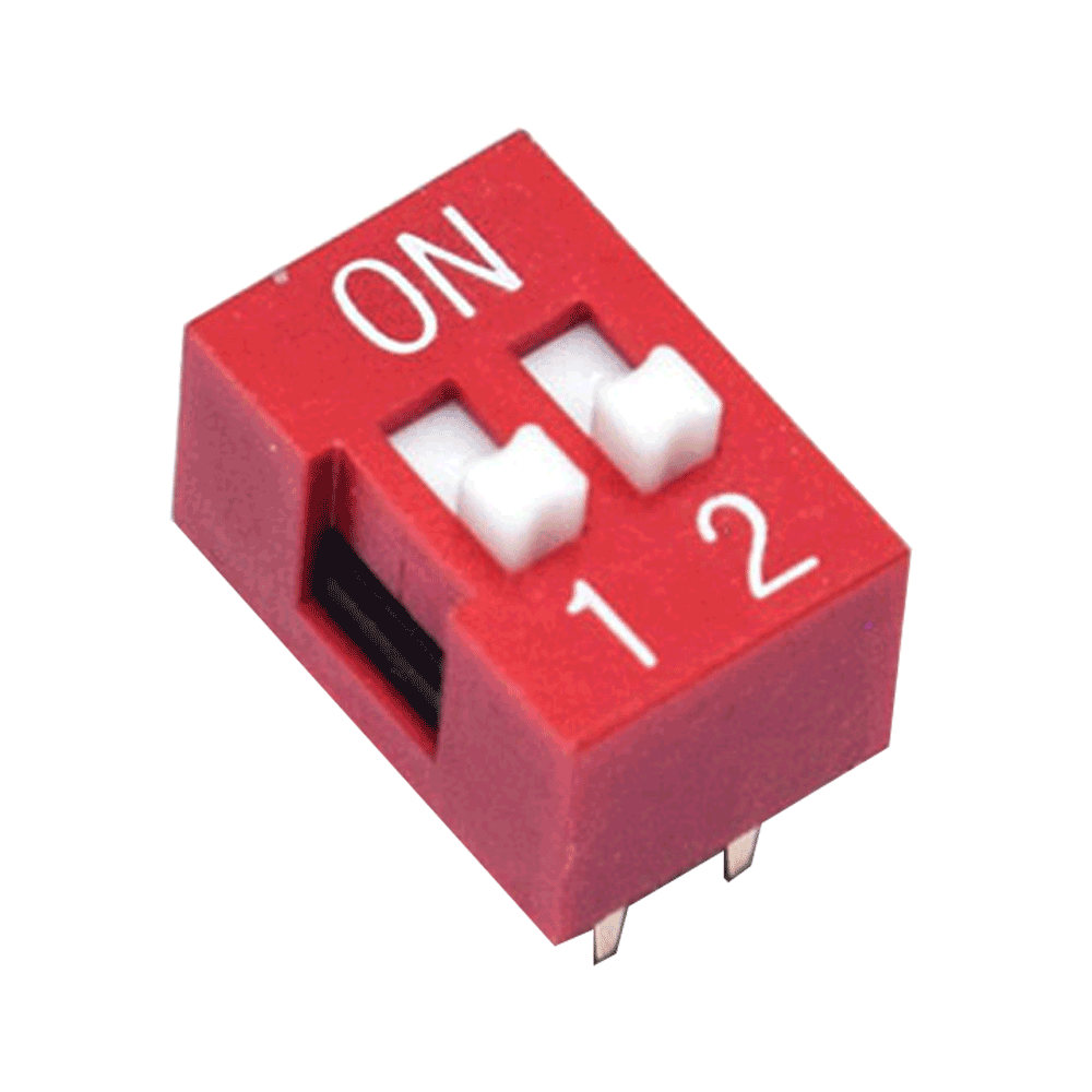 2 Way DIP Switch SPST - 2.54mm Pitch – ElectronifyIndia