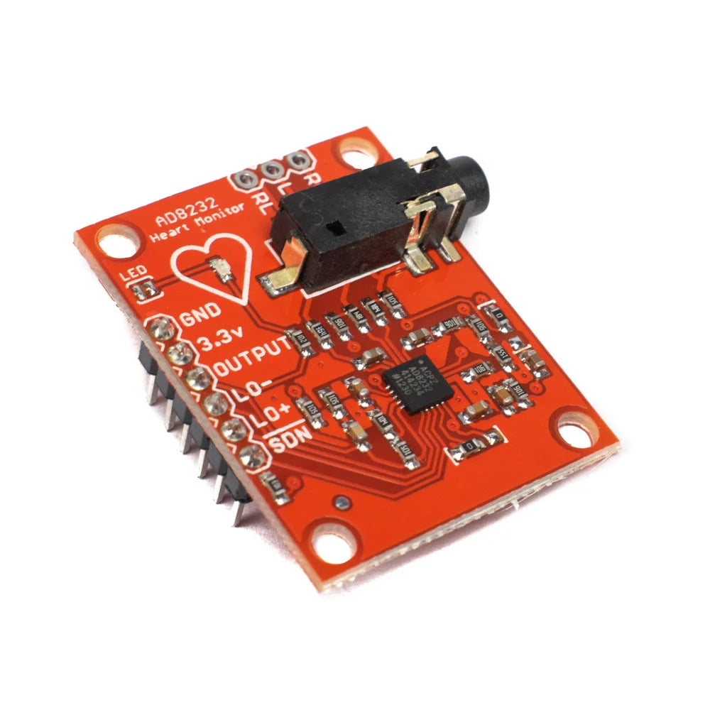 Ad8232 Module Buy Heart Rate Monitor Kit with AD8232 ECG sensor at electronifyindia ...