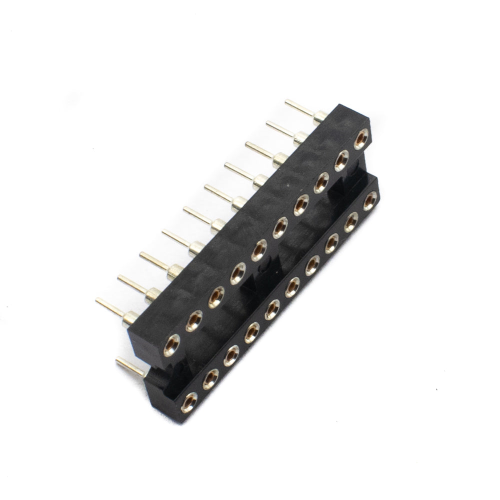 Buy 20 Pin Machined IC Base 2.54mm Pitch at electronifyindia.com ...