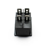 KCD4 16A 250V DPST ON-OFF Rocker Switch with Blue Light