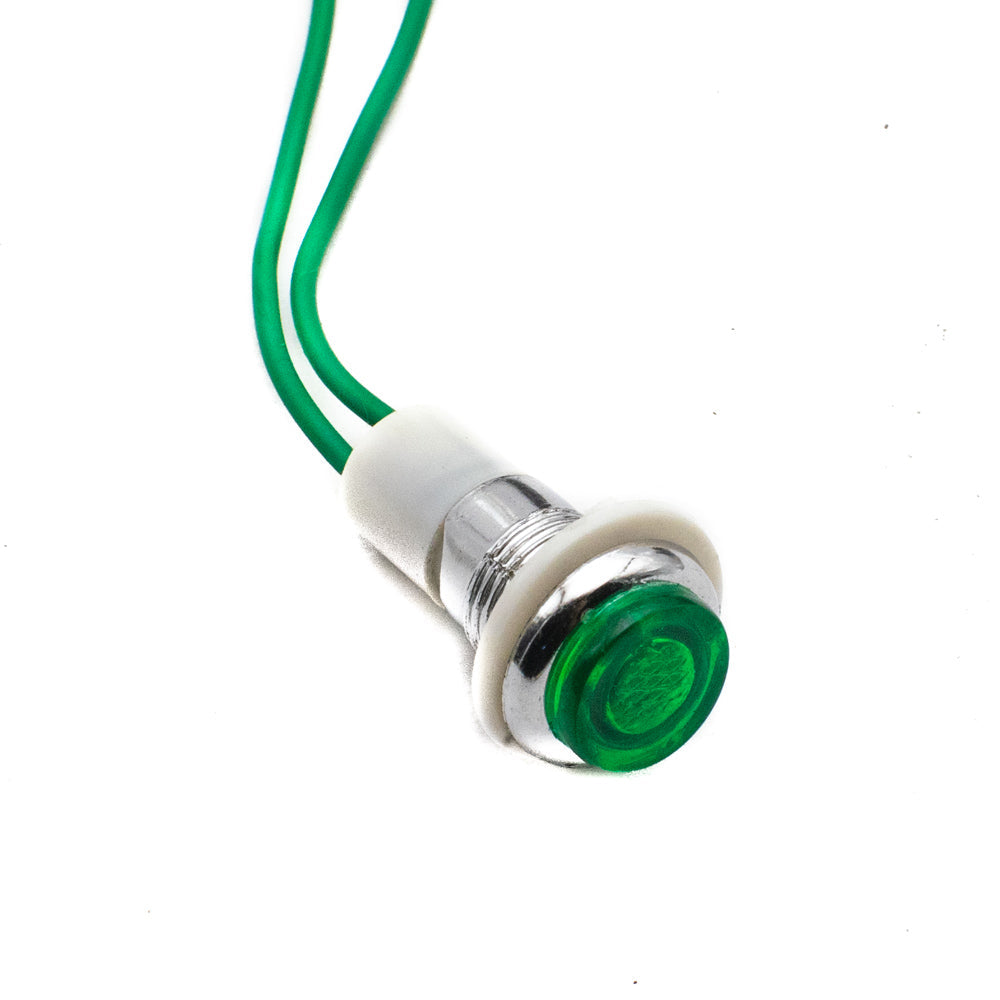 Buy 12mm AC Green Indicator Light with Wire at electronifyindia.com ...