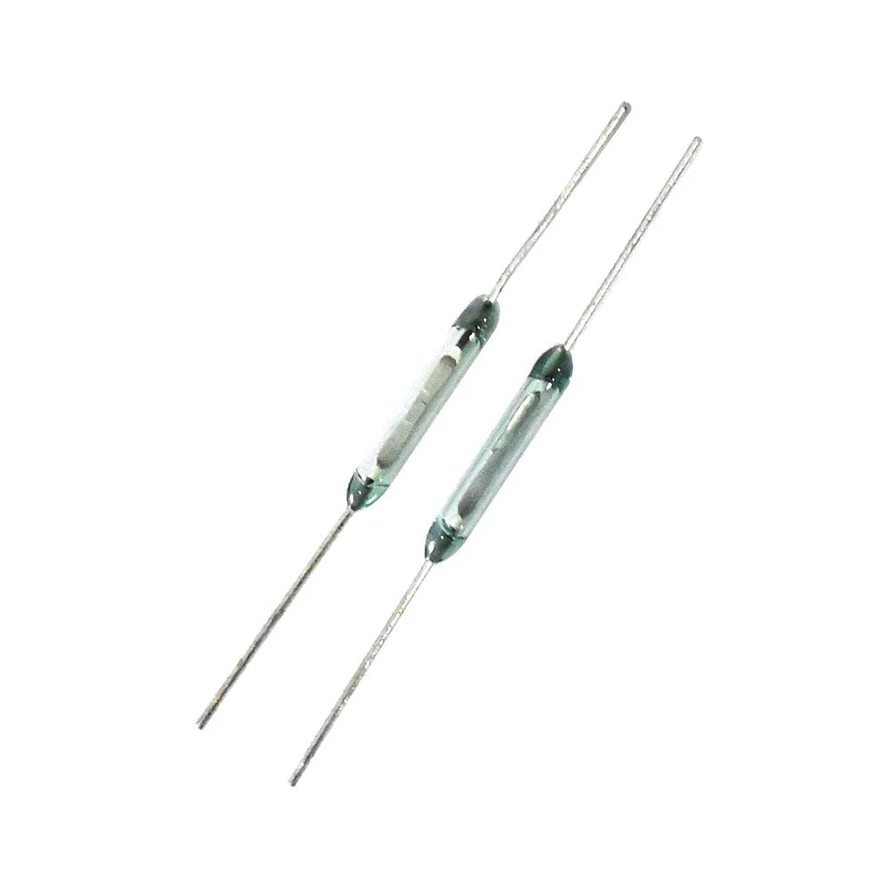 Green Reed Switch Leone 14mm SPST Green Magnetic Reed Switch – ElectronifyIndia
