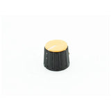 Potentiometer Knob Yellow 21mm for 6mm Shaft