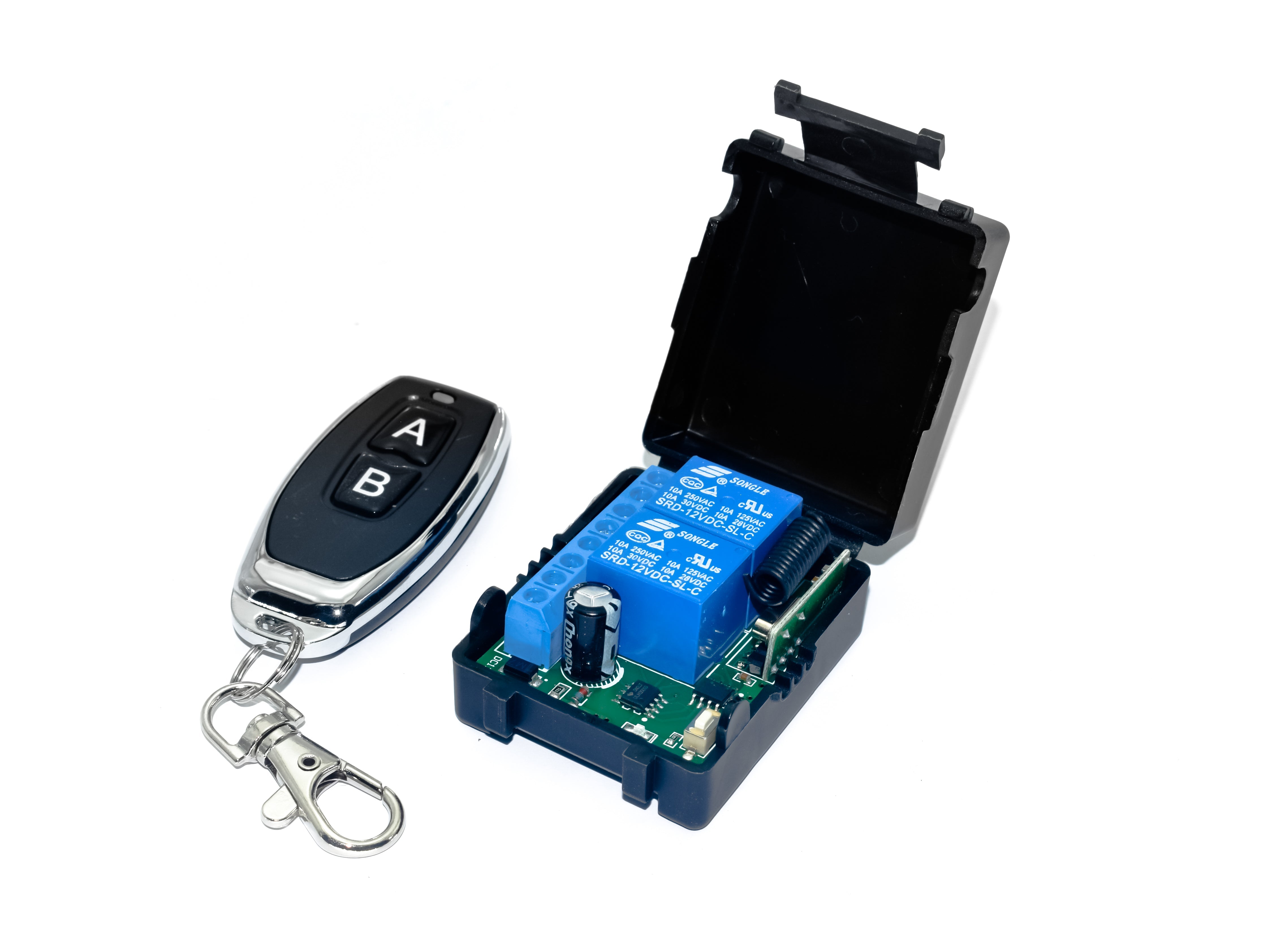 433 Rf Module Remote Buy 12V DC 433 MHz 2 Channel RF Remote Control at electronifyindia.com ...