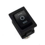 6A 250V SPDT Rocker Black Switch