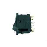 6A 250V SPDT ON-ON Rocker Switch Black