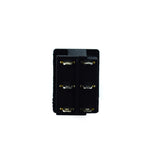 6A 250V SPDT ON-ON Rocker Switch Black