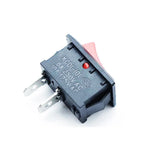 6A 250V AC SPST ON-OFF Rocker Switch Red