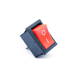 6A 250V AC SPST ON-OFF Rocker Switch Red