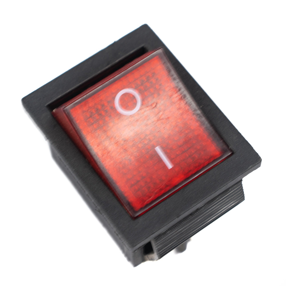 Signal Light Rocker Switch Buy 16A 250V DPDT ON-ON Rocker Switch with Indicator Light (Red) at ...