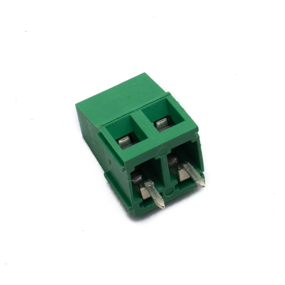 Terminal Block Dual Pin Buy 2 Pin PCB Terminal Block 5mm Pitch 10A Rating YX128 at ...