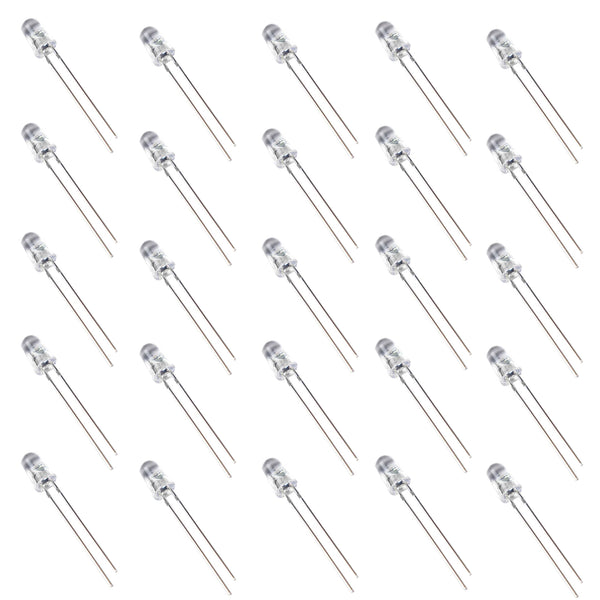 5mm Clear lens Red LED 