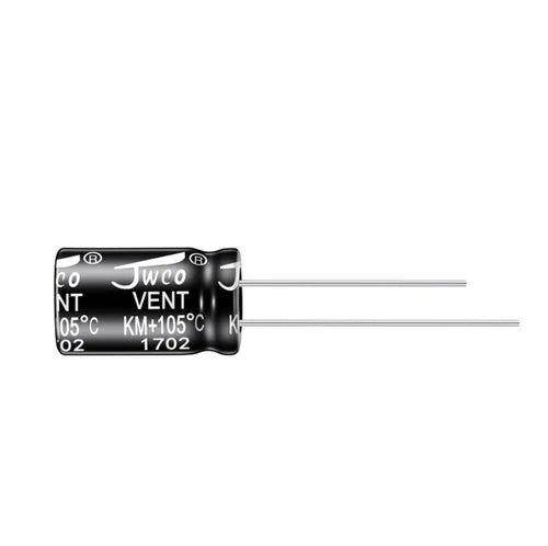 JWCO 220µF 50V Electrolytic Capacitor