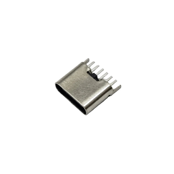 6.8mm USB Type C 6 Pin Vertical Connector Male