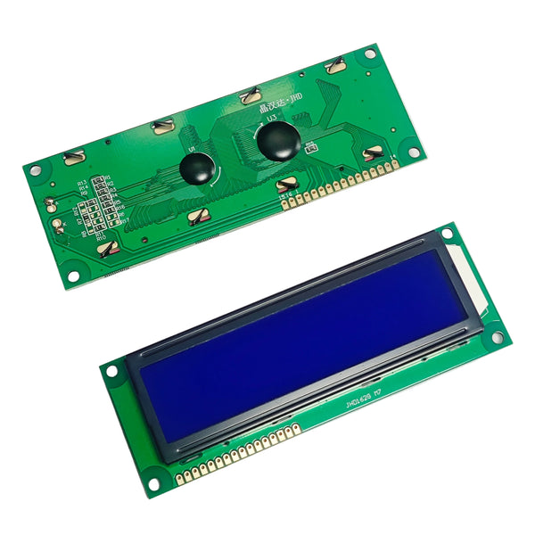 JHD 16x2 Jumbo Blue LCD Display Module with White Backlight